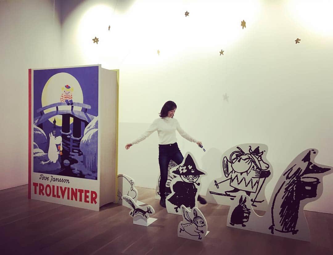 小橋めぐみのインスタグラム：「フォトスポット #ムーミン展」