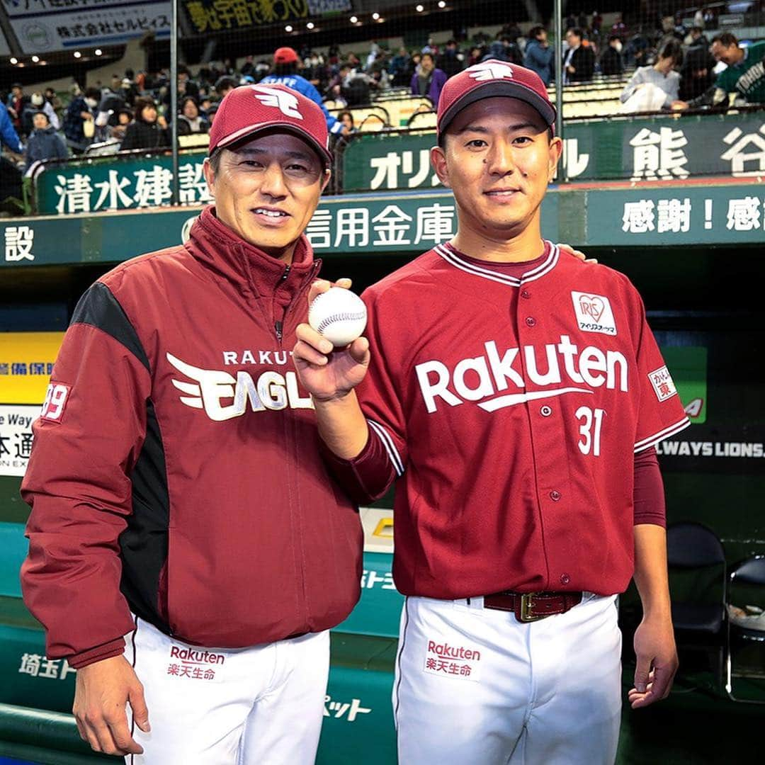 東北楽天ゴールデンイーグルスさんのインスタグラム写真 - (東北楽天ゴールデンイーグルスInstagram)「⚾️ ⚾️L 5-7 E⚾️ 先発の福井選手が6回2失点の好投で移籍後初勝利✨ 打線は5回に島内選手の逆転タイムリー2ベースなど 打者一巡の猛攻で6点を奪いそのリードを守った👍🏼 イーグルスはこれで2連勝‼️ 12(金)からは3カード連続でホームゲーム⚾️ #rakuteneagles #RESTART #日本一の東北へ #平石洋介監督  #福井優也 #島内宏明」4月10日 22時18分 - rakuten_eagles