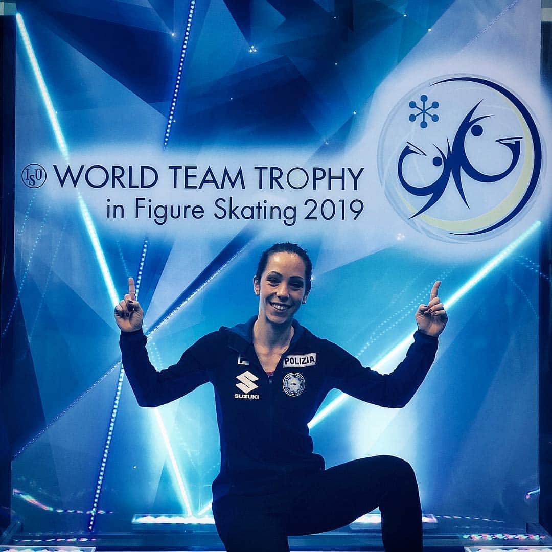 ニコーレ・デラ・モニカのインスタグラム：「Fukuoka here we finally are!!! World Team Throphy is about to start! #japan #love #life #lifestyle #日本 #ふくおか #dellamonicaguarise #figureskating #wttfigure #fukuoka #fun #fiammeoromoena #poliziadistato #mancinigroup」