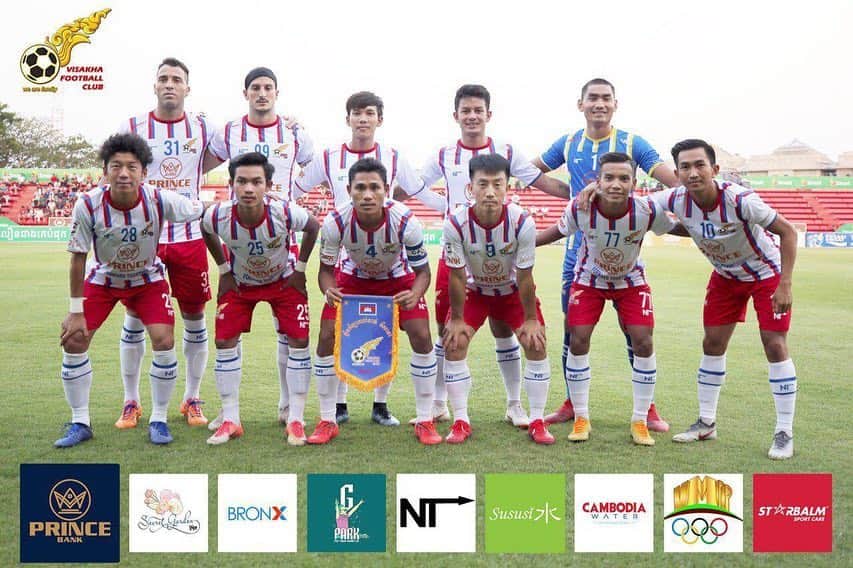 井手口正昭のインスタグラム：「last game  3-1 週末からクメール正月休み🎍 素晴らしい👏 #Cambodia #Phnompenh #visakha」
