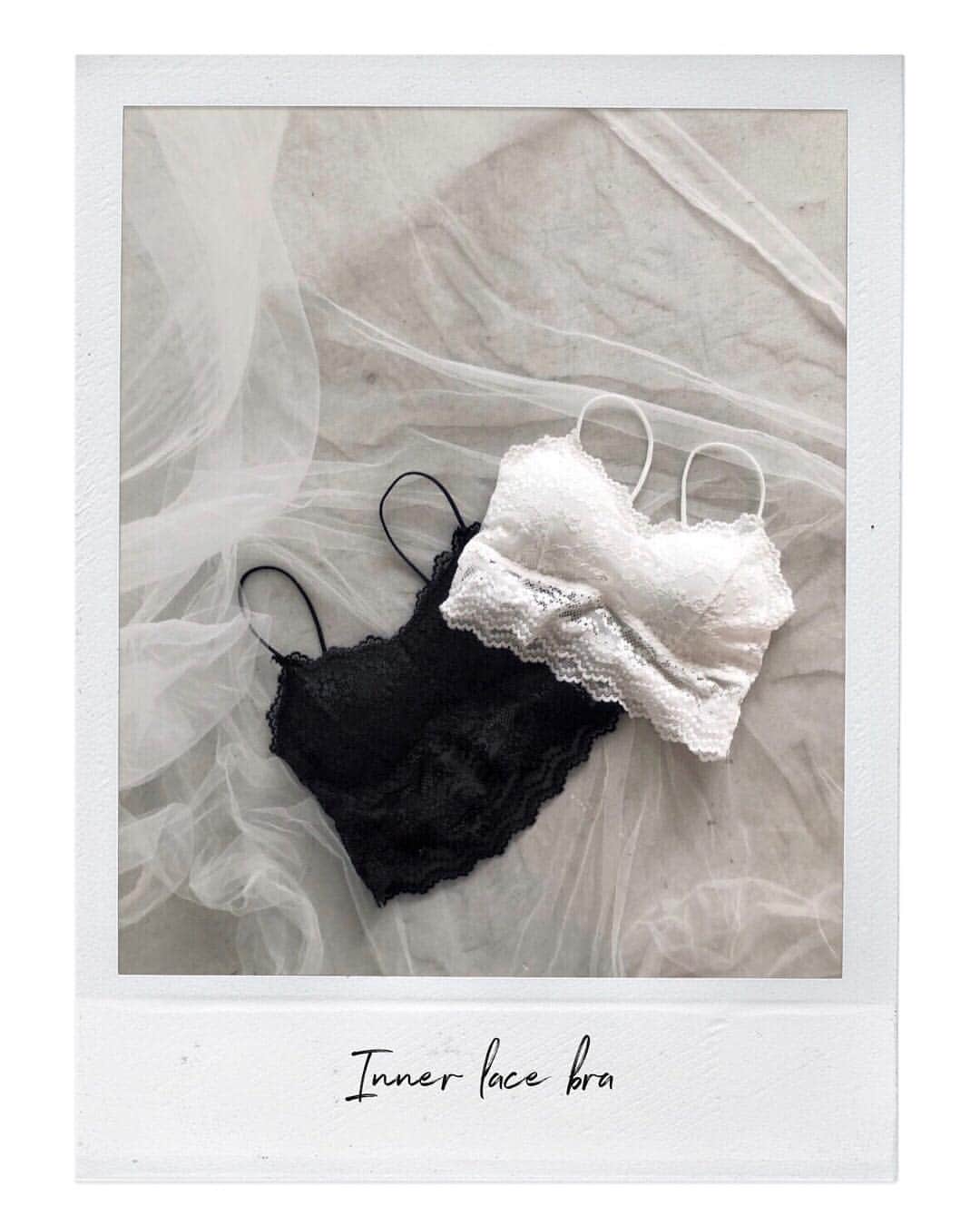 ACYMさんのインスタグラム写真 - (ACYMInstagram)「#comingsoon ✔︎Inner lace bra ¥5,900+tax (WHT,BLK) . . プロフィールTOPのURLより入荷リクエスト受付中✈︎ . #ACYM #ootd #outfit #coordinate #instagood #instalike #2019SS #fashion #japan #tokyo」4月10日 15時10分 - acym_official