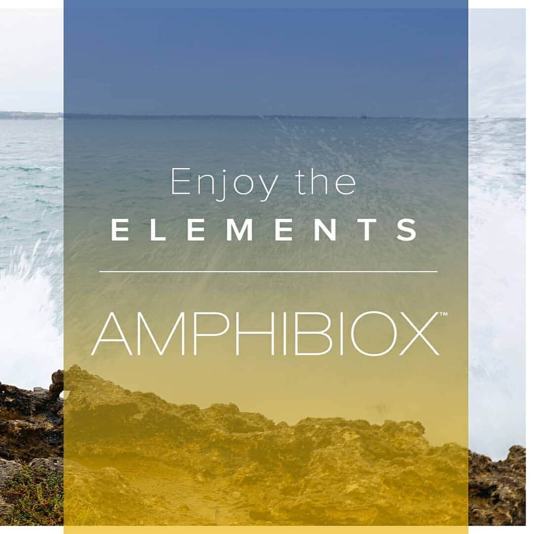 のインスタグラム：「ENJOY THE ELEMENTS “Some people walk in the #rain, others just get wet” - Roger Miller. For those who want to enjoy the #elements, our Amphibiox™ #sneakers keep water out so your feet can happily keep moving, whatever the weather.」