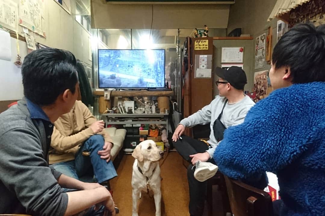 のインスタグラム：「酔っ払いアナウンサーが「おーはじまったー！」って言いながら5きげんテレビ観てるよ笑」