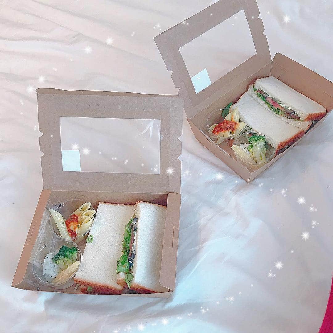 佐久間乃愛さんのインスタグラム写真 - (佐久間乃愛Instagram)「. サンドウィッチ🥪 まいう~だったぁ！！ ＊ #ランチ #撮影 #美味しかった #ごちそうさまでした」4月10日 16時04分 - noa_sakuma