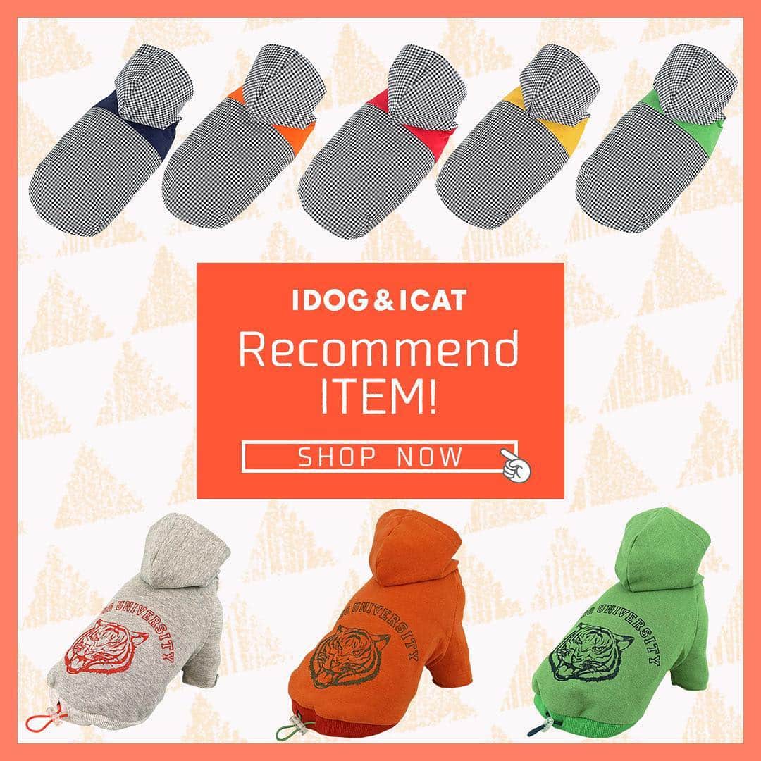 iDog&iCatさんのインスタグラム写真 - (iDog&iCatInstagram)「4月なのに雪！？ . 4月なのに雪予報･･･ 本日は肌寒い日や天気の悪い日におすすめのウェアを２点ご紹介！ . 【タイガースウェットパーカー】 肌寒い日にピッタリな少し厚手のパーカーです。 【チェック切替イージーレインコート】 雨の日のお散歩もオシャレにきまります。 . . お買い求めの方、商品のサイズや詳細を見たい方 商品をタップすると本店サイトへアクセスできます。 . . IDOG&ICAT公式LINEをお友達登録でお得な情報をゲットしよう！LINE ID『 @idogicat 』で検索♪ . #4月なのに雪 #春なのに寒い #桜に雪が積もっているらしい #iDog #iDogiCat #iCat #ペット服 #ドッグウェア #犬服 #犬の服 #犬の服iDog #犬 #超小型犬 #小型犬 #中型犬  #わんすたぐらむ #dog」4月10日 16時48分 - idogicat