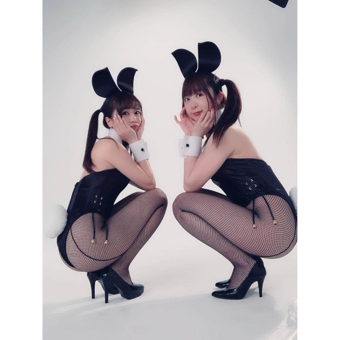 浜田翔子さんのインスタグラム写真 - (浜田翔子Instagram)「網タイツ👯‍♀️ タイツ自体履かないから 網タイツえろいねて話してる動画😂 #星那美月 #バニーガール向上委員会  #バニーちゃん👯‍♀️」4月10日 17時11分 - shoko_hamada