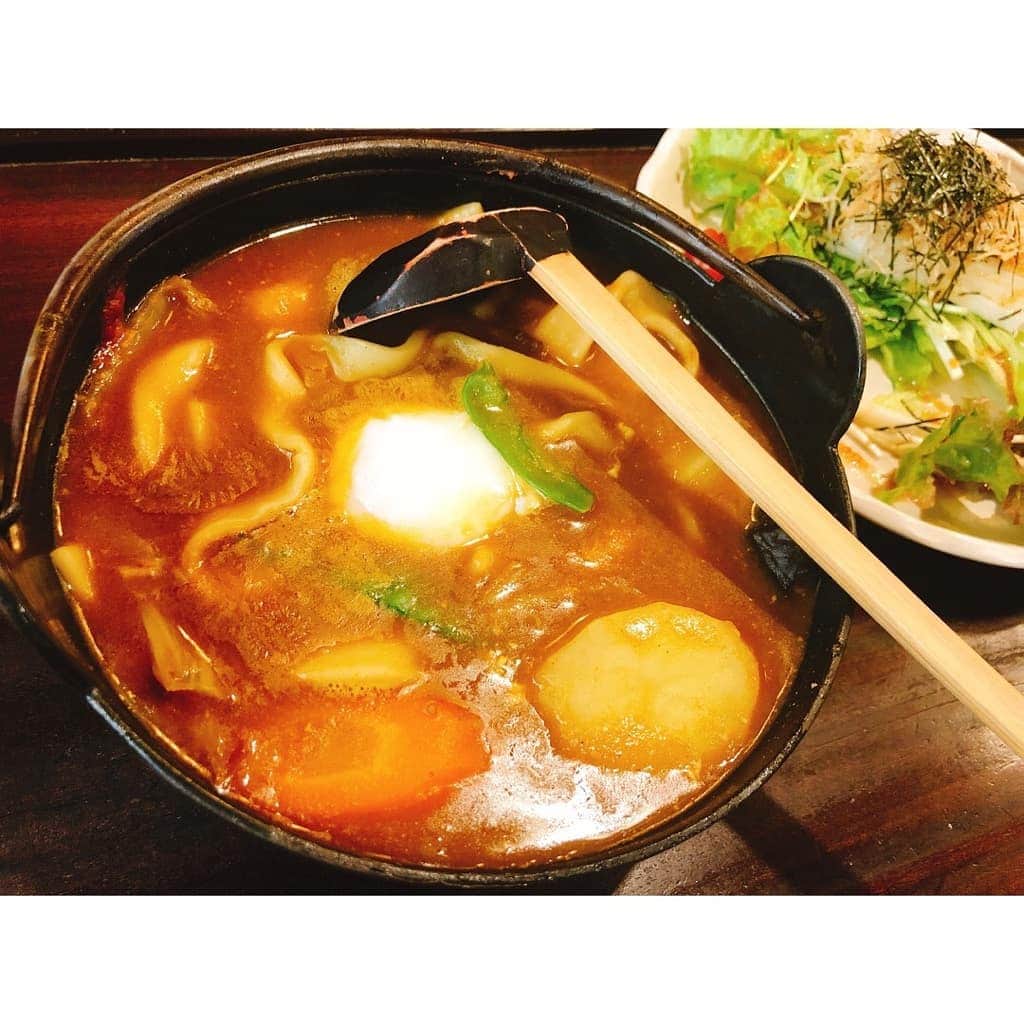 水谷果穂さんのインスタグラム写真 - (水谷果穂Instagram)「ほうとう食べたよ カレー味 じゃがいもが好き」4月10日 18時55分 - kahomizutani_official