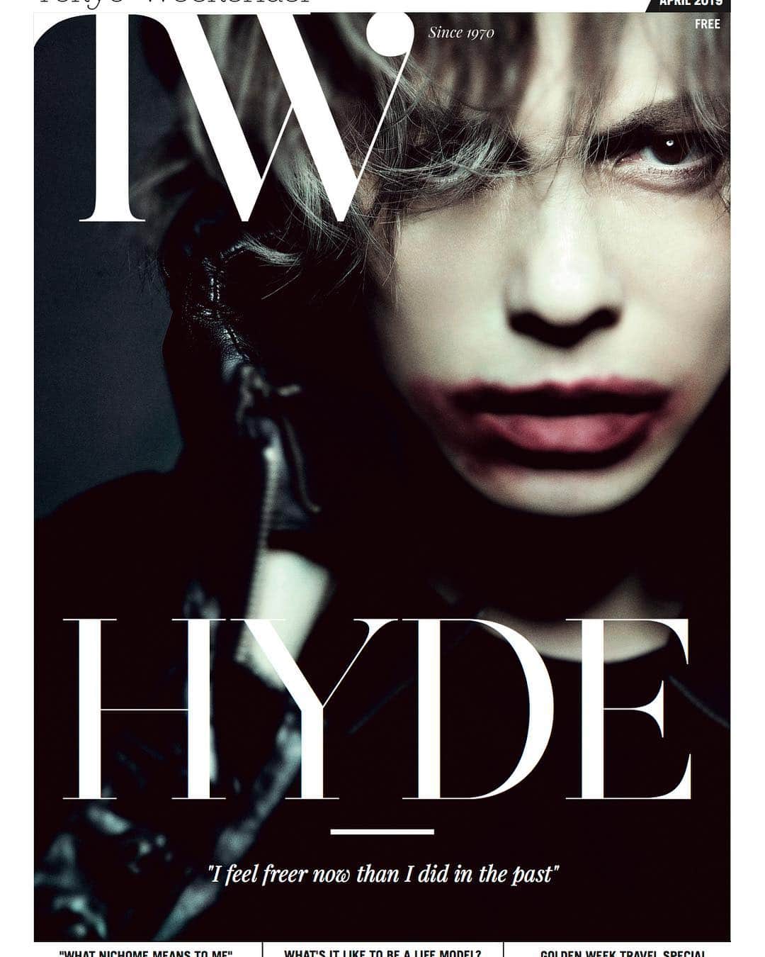 Hydeのインスタグラム