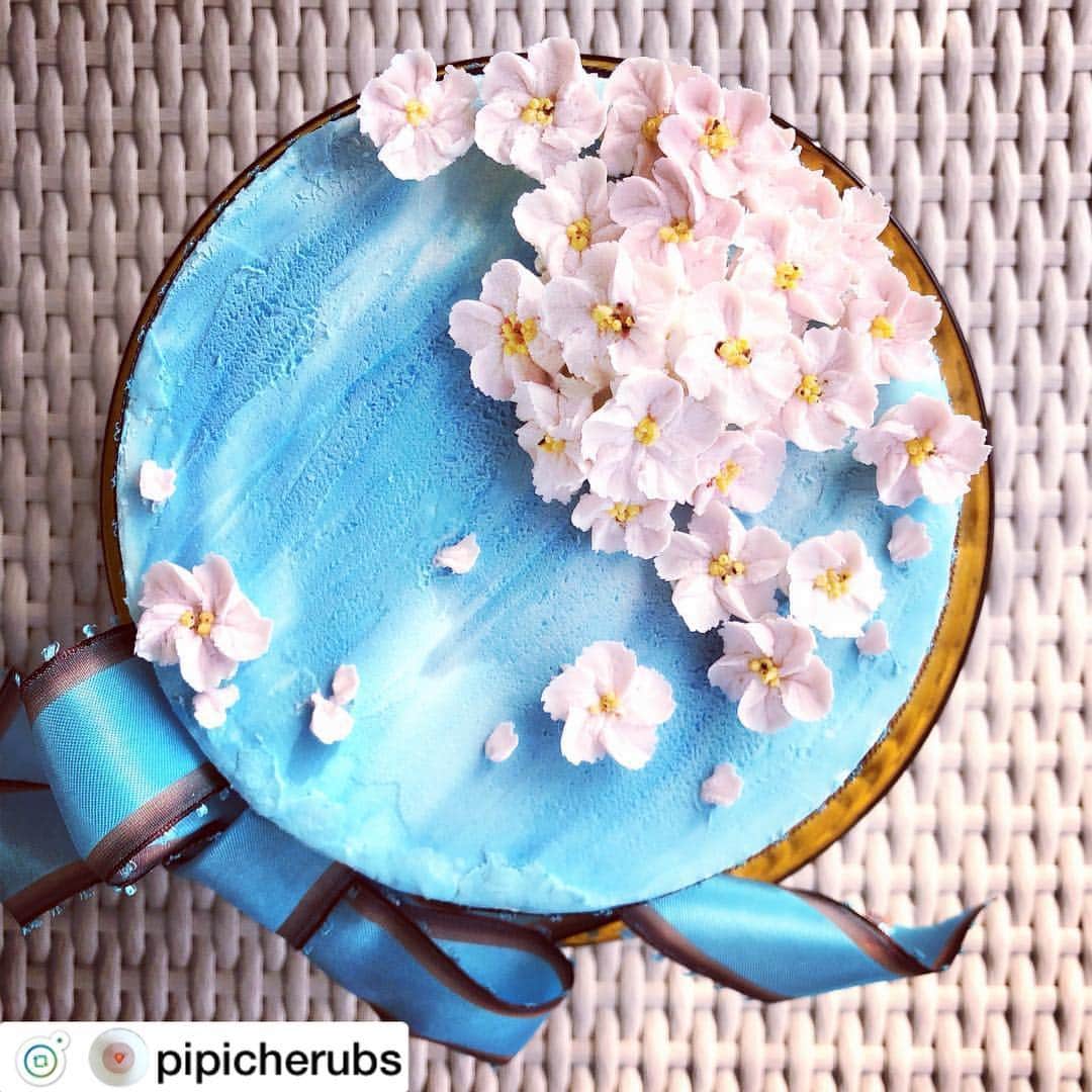 スピルリナのDICライフテック株式会社さんのインスタグラム写真 - (スピルリナのDICライフテック株式会社Instagram)「@pipicherubs さま、リポストです😊✨ . . 青空に咲く、満開の桜がとってもキレイですね🌸🌸🌈🌸🌸🌈🌸🌸 . . あんこで表現されたフラワーケーキ、本物の桜みたいでうっとりです🥺✨🌸✨ . . いつも植物スピルリナ由来の青色素、リナブルーをステキな作品にご活用いただき、感謝です🙏🏼💙💙💙 . . #スピルリナ #桜スイーツ #手作りケーキ #手作りスイーツ #手作りスイーツ部 #スイーツ作り好きな人と繋がりたい #cherryblossom #cherryblossomcake . . ↓ . .  Today’s Flower Cake 🌸 青空の下、桜が風に揺れてた。  昨日撮ったのが夜で これが朝。 こちらが実際に近いかなぁ。  #flowercake #cake#koreacake #flowercakes#flower#sakura#beanpasteflower #beanpasteflowercake #beanpastecake #あんフラワー#フラワーケーキ #realflowercake #あんこ #芦屋#lesson#あんフラワー認定講師 #spring#桜#sky#spirulina #リナブルー#リナブルー公式クリエイター」4月10日 21時27分 - dic_spirulina