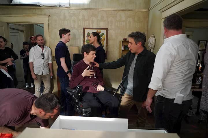 ジョン・ロス・ボウイさんのインスタグラム写真 - (ジョン・ロス・ボウイInstagram)「The #Speechless season finale airs Friday - here are some shots from the last day of production. Does JJ graduate? Where will he go to school? Dear God, Jimmy, why the moustache? All will be answered, Friday at 8:30/7:30c.」4月10日 23時31分 - johnrossbowie