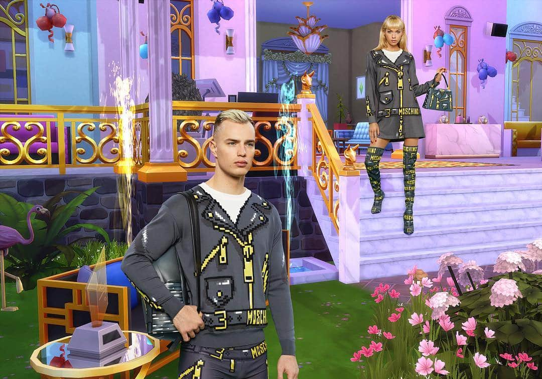 ジェレミー・スコットさんのインスタグラム写真 - (ジェレミー・スコットInstagram)「ENTER INTO THE WORLD OF @thesims BECOME YOUR OWN PERFECT AVATAR WEARING THE #MOSCHINOXTHESIMS CAPSULE COLLECTION LIKE @stellamaxwell & @denek_k AVAILABLE STARTING SATURDAY ON MOSCHINO.COM」4月10日 23時56分 - jeremyscott