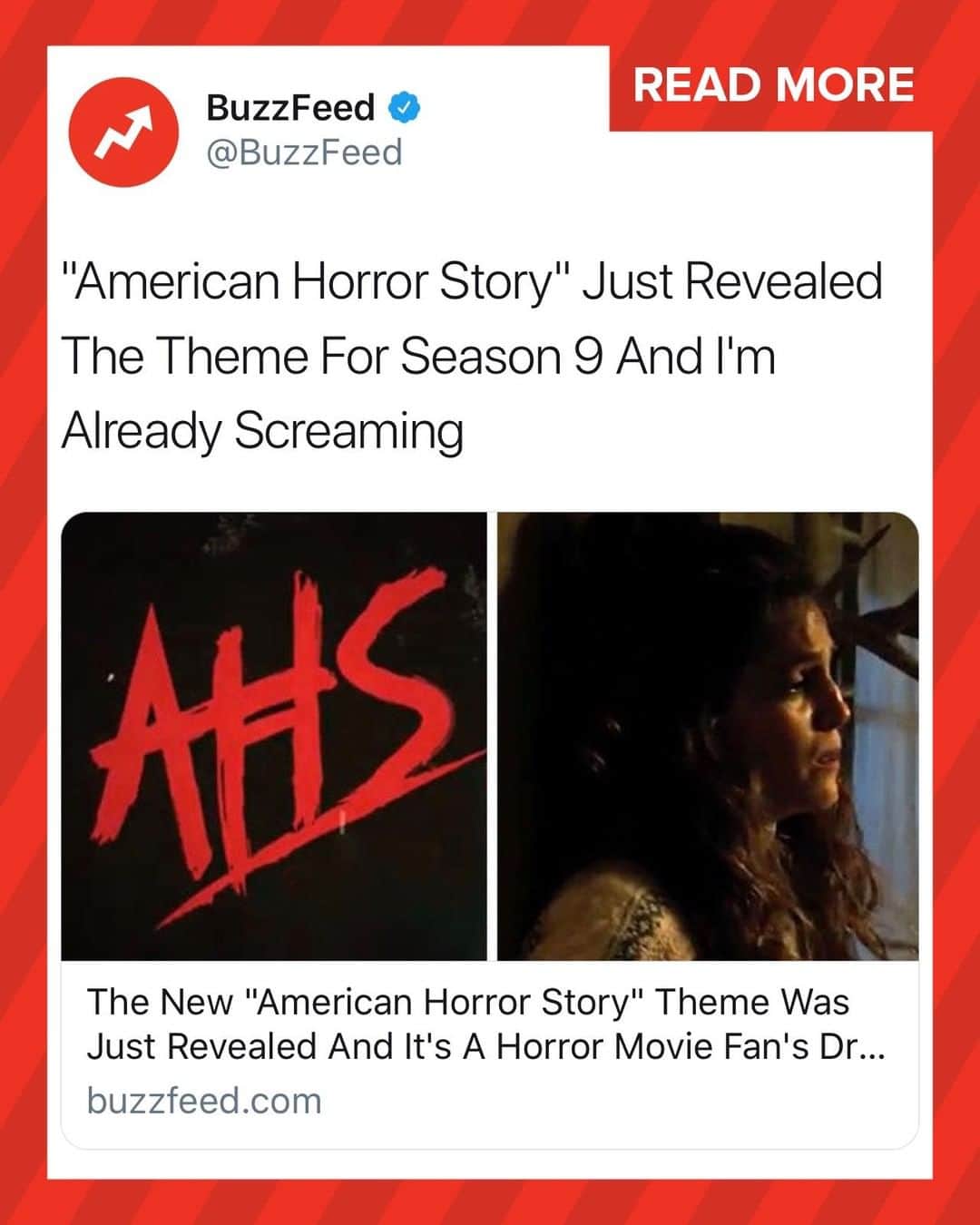 BuzzFeedさんのインスタグラム写真 - (BuzzFeedInstagram)「The new season of #AmericanHorrorStory is AHS: 1984!! Click the LINK IN BIO to get caught up with everything we know about the new season 😱👀」4月11日 1時31分 - buzzfeed
