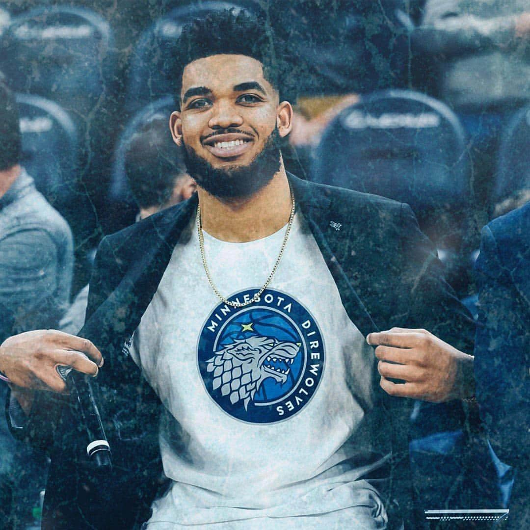 カール＝アンソニー・タウンズさんのインスタグラム写真 - (カール＝アンソニー・タウンズInstagram)「🥶 @gameofthrones」4月11日 2時36分 - karltowns