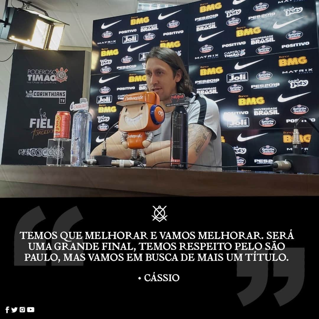 コリンチャンスさんのインスタグラム写真 - (コリンチャンスInstagram)「🎙 Fala, @RCassio12!⠀ . .⠀ #MajestosoFinal #VaiCorinthians #Corinthianismo #FielAtéoFim #MeuBMG #NãoÉSóPatrocínio #TimeDoPovo #Corinthians #Timão #CorinthiansTV #FielTorcedor #AFielÉFoda #TodosPorUm #NikeFutebol #Joli #EstrellaGalicia #UniversidadeBrasilOficial #ÉPositivo #CorinthiansÉPositivo #LoucoPotyCorinthians #PostosALE #ALEnoTimão⠀⠀」4月11日 4時00分 - corinthians