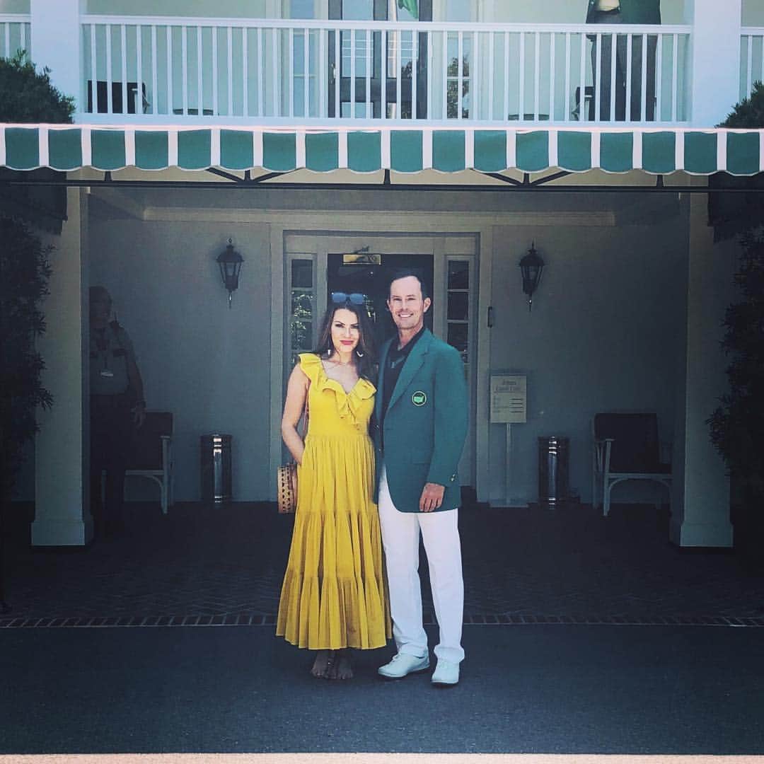 ミッチェル・マネーのインスタグラム：「A tradition unlike any other. 💚⁣ #themasters⁣ ⁣ Good luck this week baby! @mweirsy」