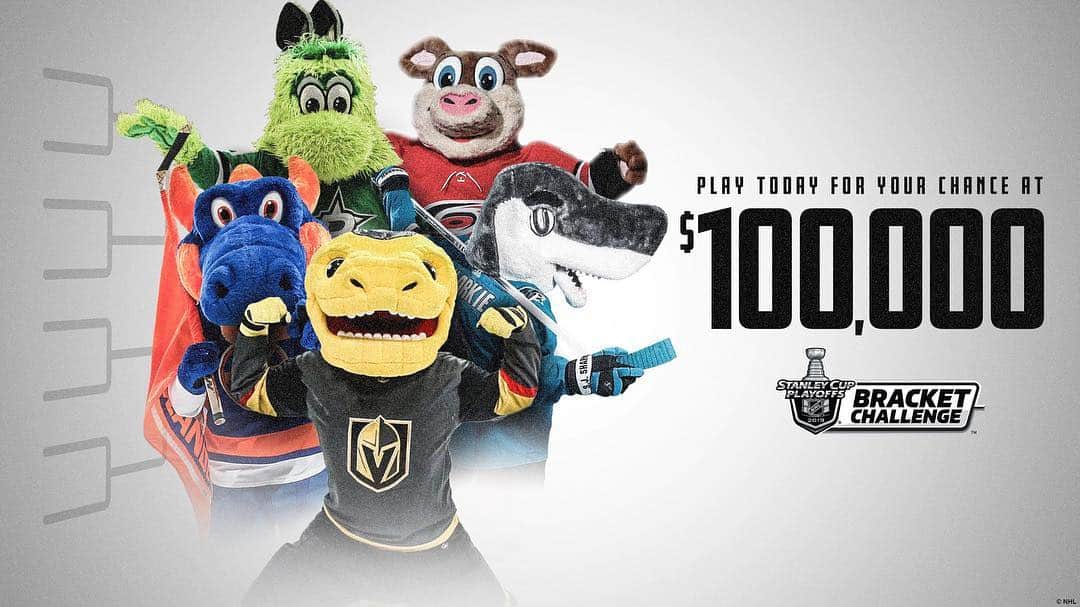 NHLさんのインスタグラム写真 - (NHLInstagram)「Better believe the mascots are ready for the #StanleyCup Playoffs! Make your picks for the 2019 #NHLBracket Challenge presented by @jagermeisterusa today at NHL.com/Bracket.」4月11日 6時48分 - nhl