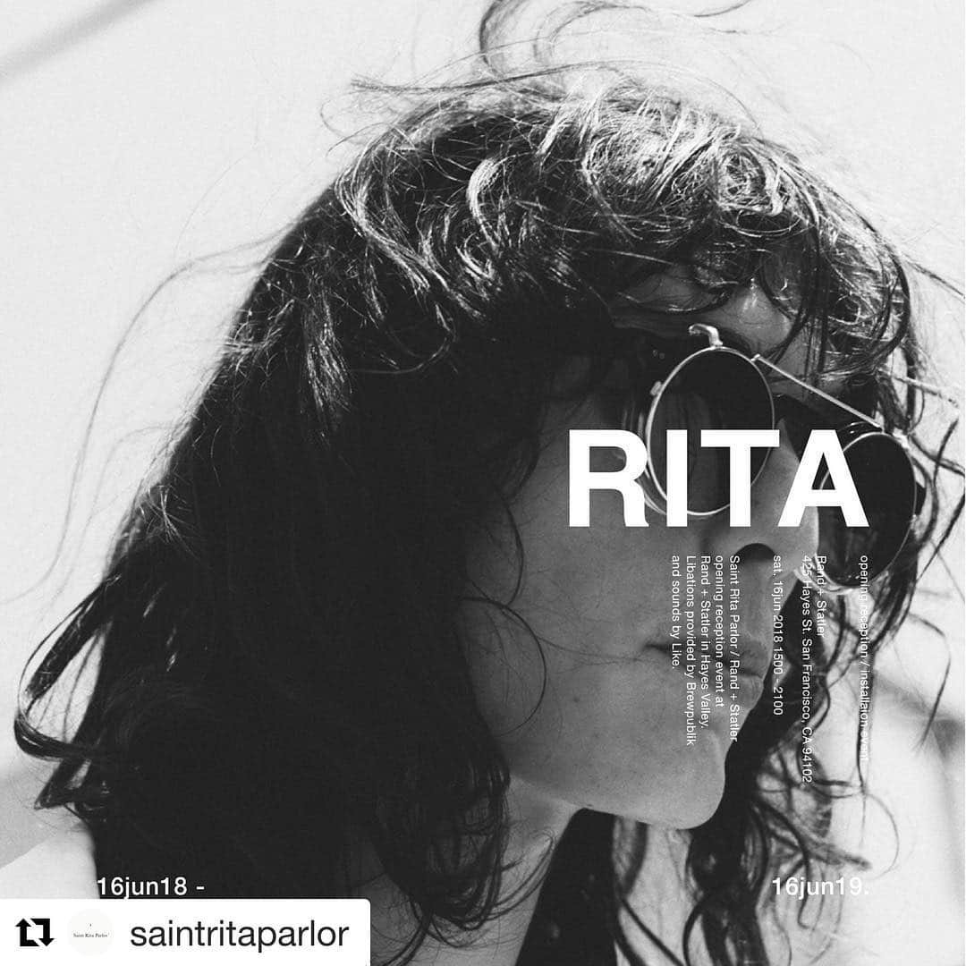 blincvaseさんのインスタグラム写真 - (blincvaseInstagram)「#saintritaparlor . #Repost @saintritaparlor with @get_repost ・・・ Saint Rita Parlor / Rand + Statler opening reception event this Saturday 16 June | 3-9PM | 425 Hayes St, San Francisco, CA 94102 | Drinks from @brewpublik and sounds by @clearlyitslike #wearesaints #saintritaparlor #rand+statler #installation #hayesvalley #sanfrancisco」4月11日 9時23分 - blincvase