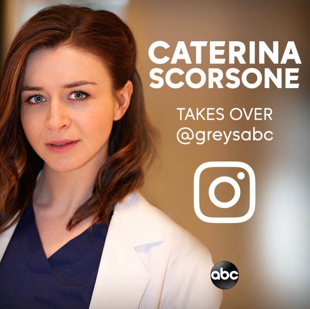 カテリーナ・スコーソンさんのインスタグラム写真 - (カテリーナ・スコーソンInstagram)「Look what’s happening tomorrow! #greysanatomy #ameliathemovie #ameliacentric @greysabc」4月11日 10時07分 - caterinascorsone