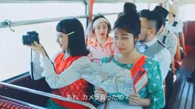 松岡那夏のインスタグラム：「お知らせ📢 . RentioさんのCMに出演しています！ 買うには高価な一眼レフが借りられちゃうなんて耳寄りな情報ですね🙊 . ぜひチェックしてみてください . . . #rentio#cm」