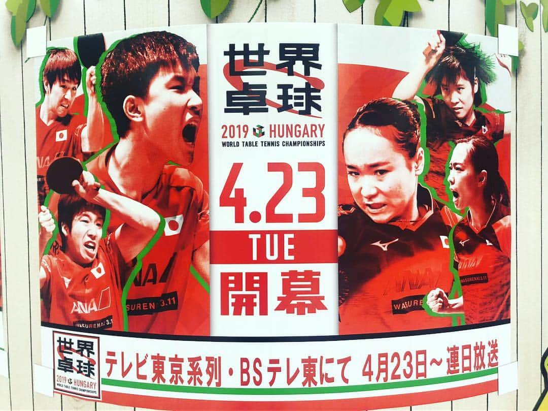 武井壮さんのインスタグラム写真 - (武井壮Instagram)「世界卓球のポスターかっこいい」4月11日 11時26分 - sosotakei