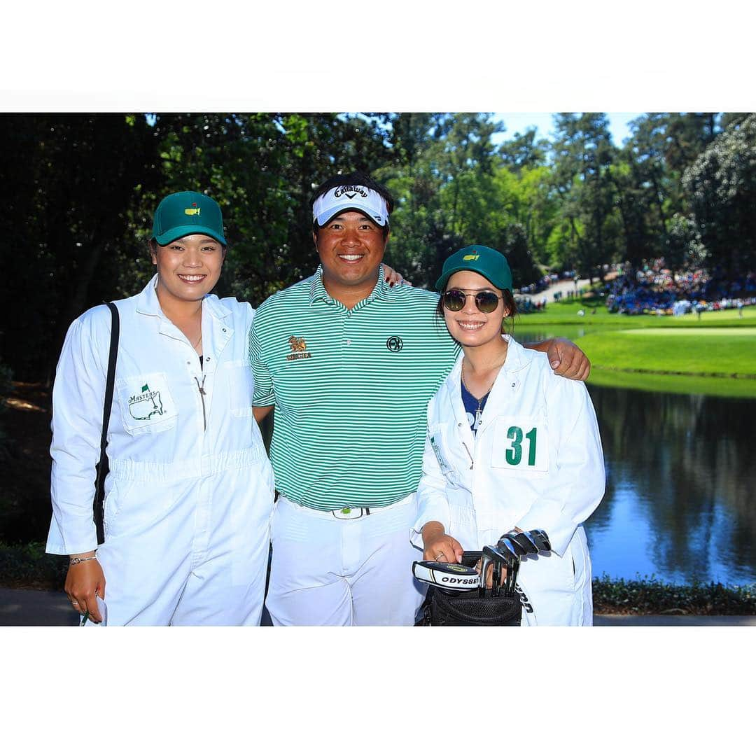 アリヤ・ジュタヌガーンさんのインスタグラム写真 - (アリヤ・ジュタヌガーンInstagram)「🙏🏼🙏🏼@kiradech_arm ❤️❤️#par3contest #TheMasters #teamkiradech #momoriya #mayariya」4月11日 11時46分 - mayariya