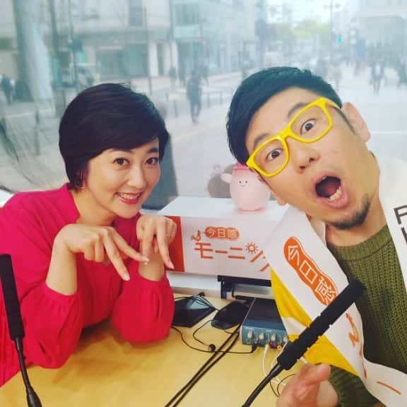 池尻和佳子さんのインスタグラム写真 - (池尻和佳子Instagram)「久しぶりの今日感モーニング、 ビックリ‼️‼️おめめパッチリ二重のカトジュンさんと👀  楽しくお伝えしました🤗  このあとは、今日感テレビニュース担当ですm(_ _)m  スタジオには、EXIL SHOKICHIさんがいらっしゃるようです✨😊✨ お楽しみに～(^-^)／ #今日感モーニング #今日感テレビ #exile #SHOKICHIさん」4月11日 12時44分 - wakako_ikejiri_rkb