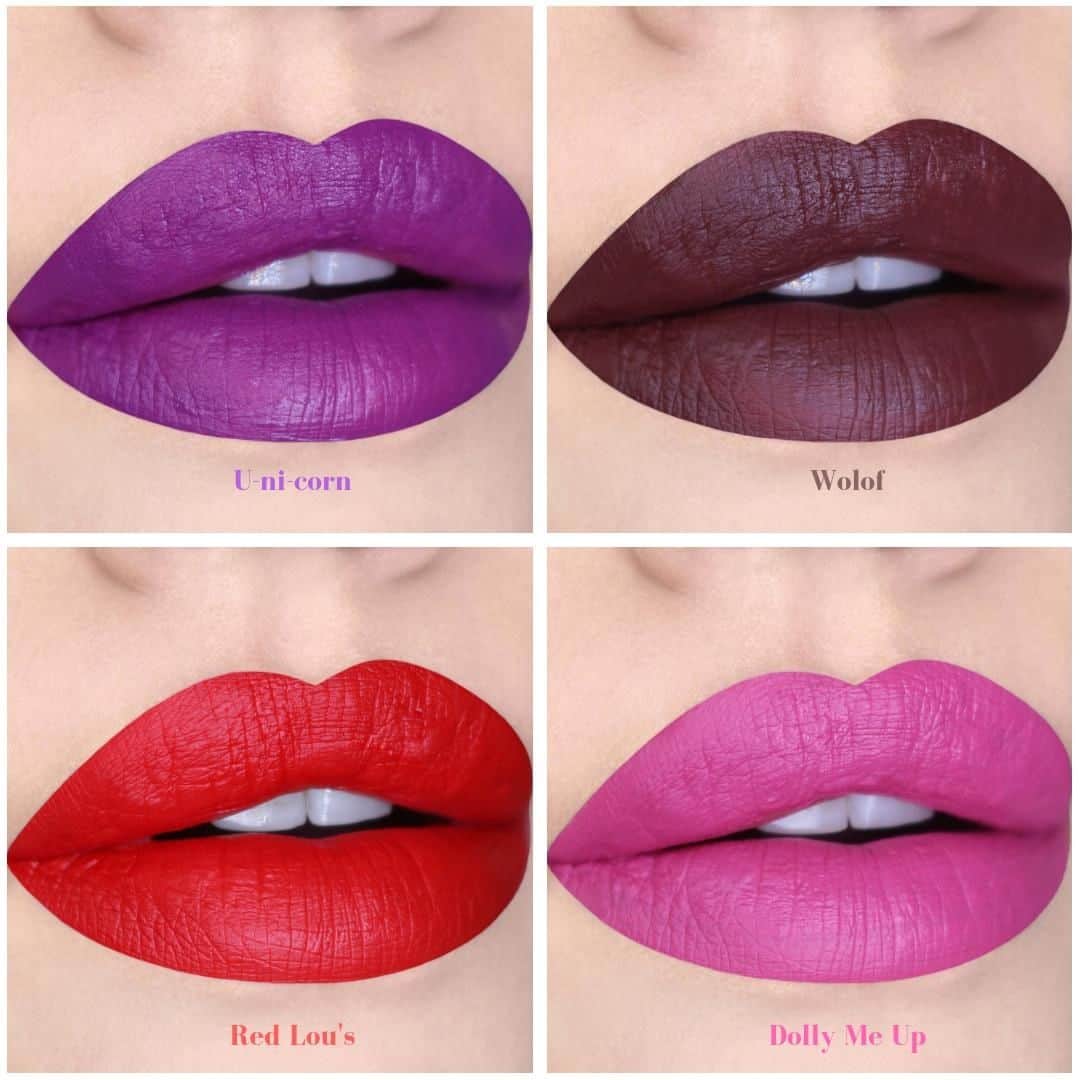 Makeup Addiction Cosmeticsさんのインスタグラム写真 - (Makeup Addiction CosmeticsInstagram)「Which shade would you rock on a date night? 🥰💁🏾‍♀️ I would go red all the way!! 💋💋💋 #makeupaddiction #makeupaddictioncosmetics #makeuptutorialsx0x #shimycatsmua  #make4glam #liquidlipstick #fakeupfix #makeupdolls」4月11日 13時55分 - makeupaddictioncosmetics