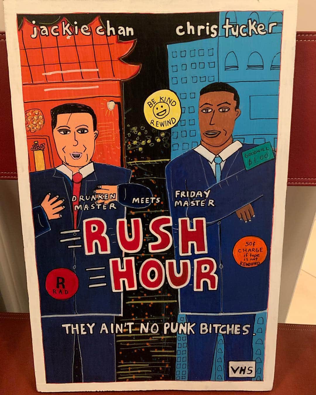 ブレット・ラトナーさんのインスタグラム写真 - (ブレット・ラトナーInstagram)「Best bday present so far! Thanks @glickmania #BeKindRewind #RushHour」4月11日 14時24分 - brettrat