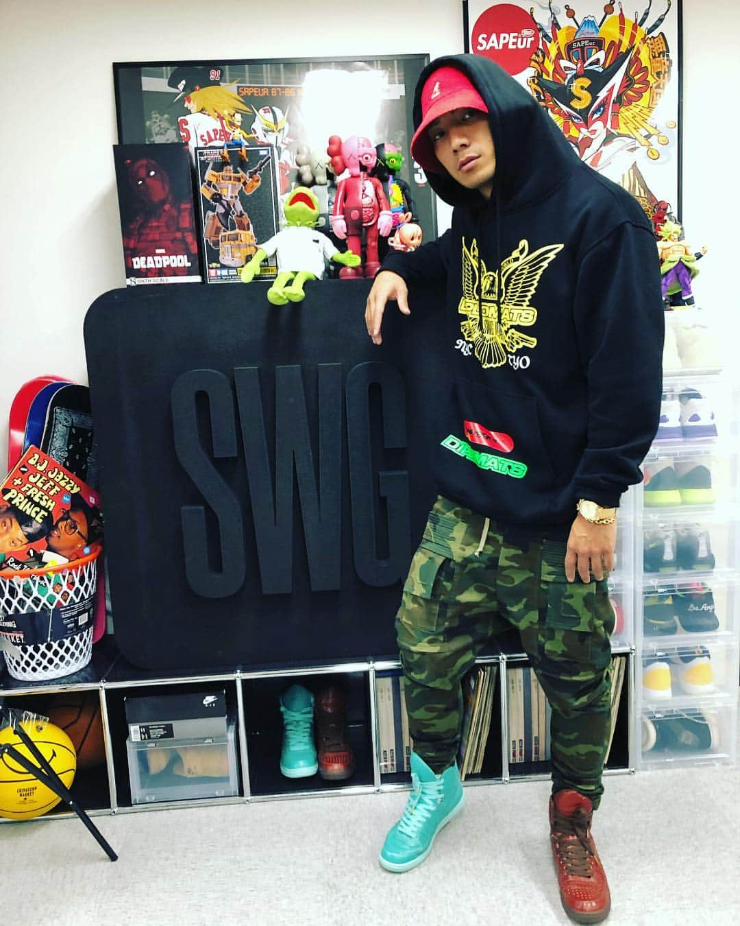 スワッガーさんのインスタグラム写真 - (スワッガーInstagram)「@sway_ldh Thank you for coming ﻿ #sway #dobermaninfinity #honestboyz #ldh #swagger_tokyo #swagger #SWG #スワッガー」4月11日 14時45分 - swagger_tokyo