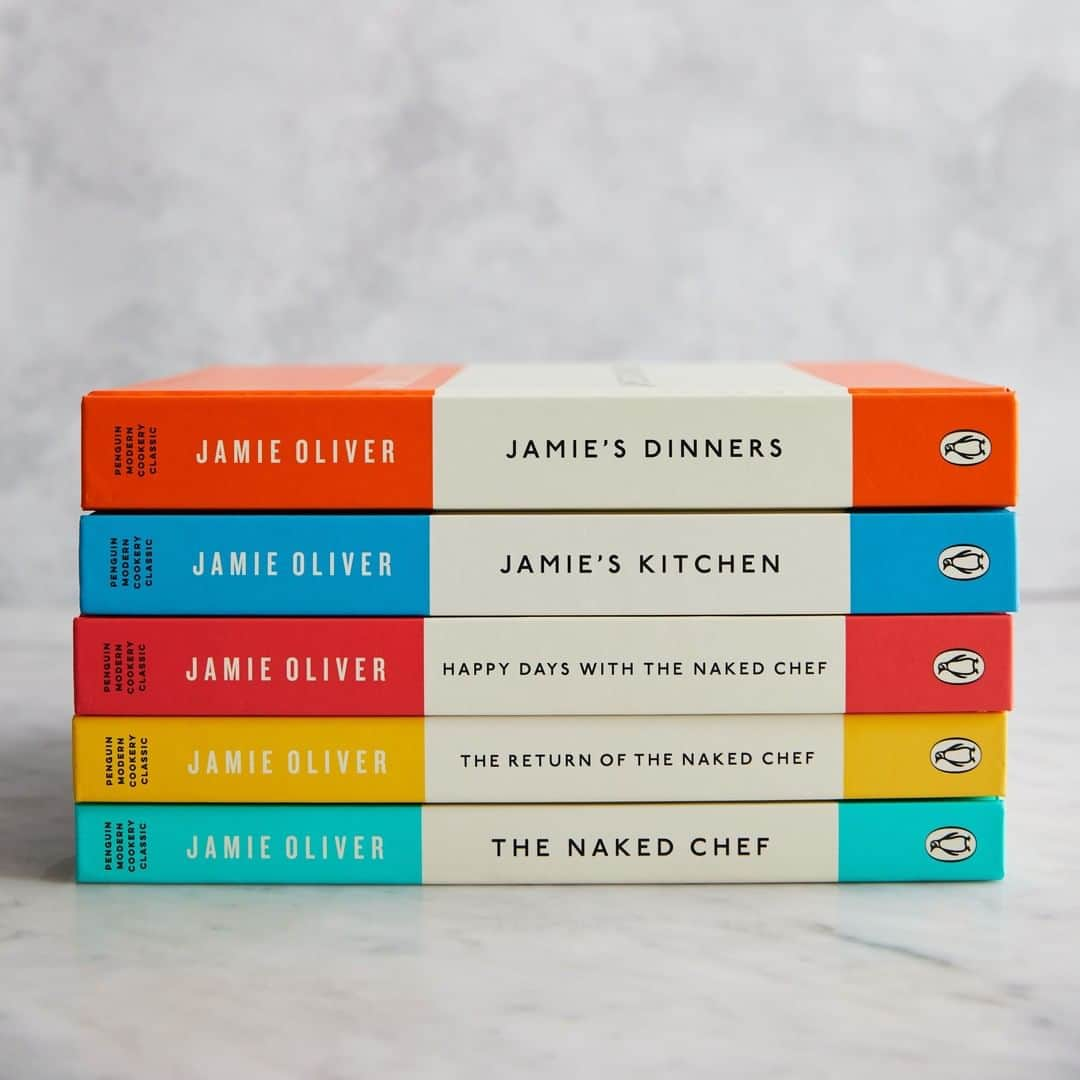 ジェイミー・オリヴァーさんのインスタグラム写真 - (ジェイミー・オリヴァーInstagram)「Whether you buy them as a gift or a treat to yourself, get stuck into these classic recipes in my @penguinukbooks Anniversary Editions. They're really really beautiful. Anyone got a favourite recipe from one of these books they still make regularly??」4月12日 1時50分 - jamieoliver