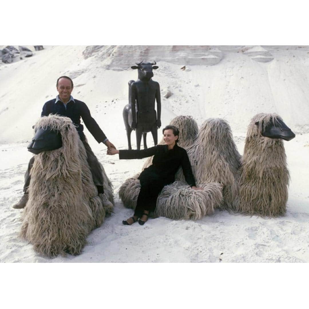 THE ROWさんのインスタグラム写真 - (THE ROWInstagram)「Pierre Boulat; François-Xavier and Claude Lalanne, 1966」4月12日 2時22分 - therow