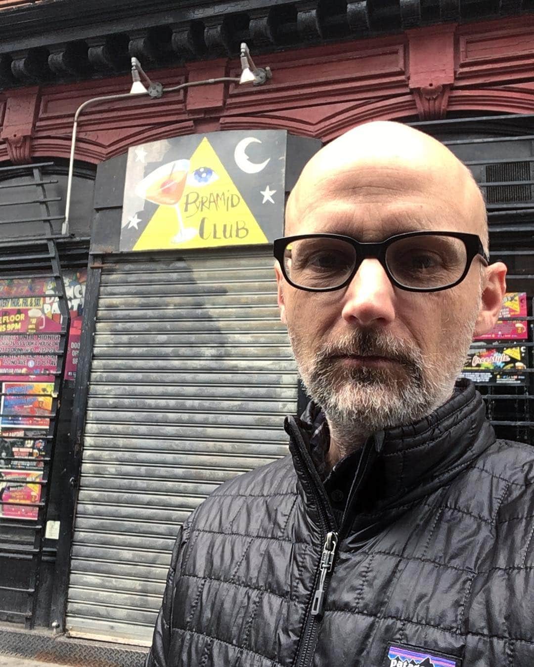 モービーさんのインスタグラム写真 - (モービーInstagram)「In the east village and I’m amazed that Pyramid is still open. I first got drunk here in the mid 80’s...‘‘twas a very different time.」4月12日 2時44分 - moby