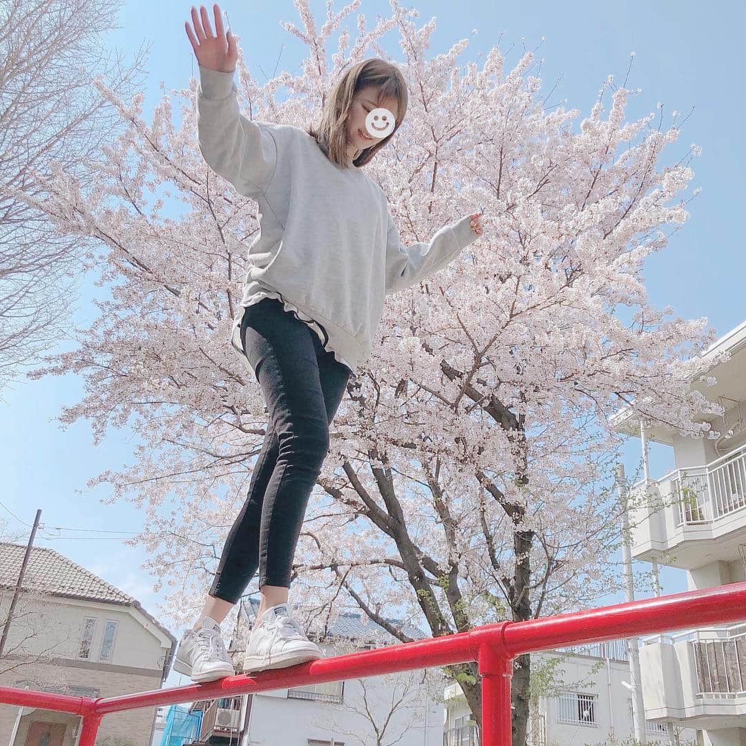 ななぴさんのインスタグラム写真 - (ななぴInstagram)「めっちゃ天気いい日に お花見したいなぁ🌸  あぁ、桜散っちゃったかなぁ？ 東北はまだ咲いてる？」4月11日 18時08分 - __nanapgram__