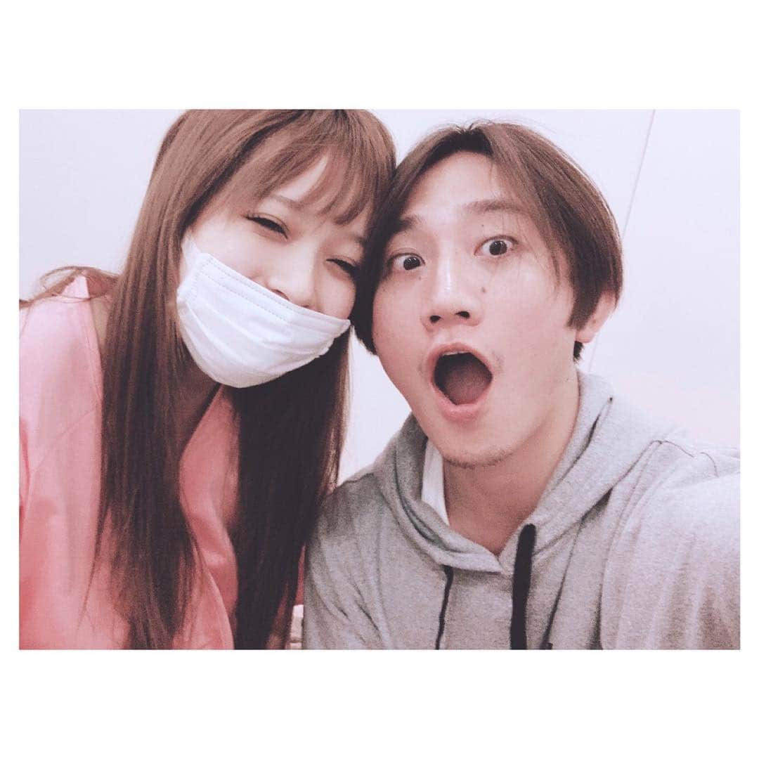前原穂高のインスタグラム：「久しぶりに嫁に会えたよ。 I met my wife after a long time.  #病院なう」