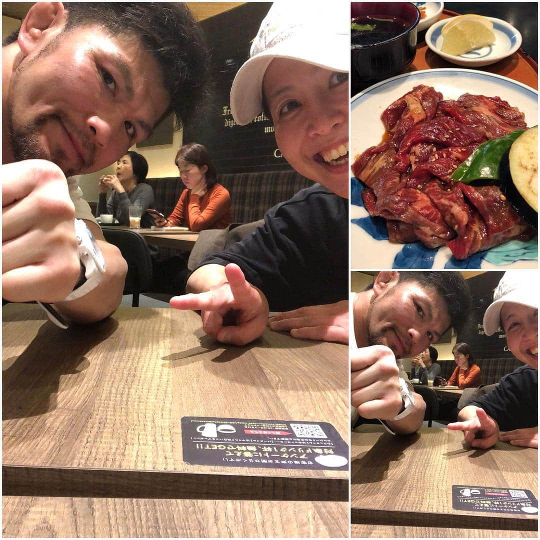 しなしさとこさんのインスタグラム写真 - (しなしさとこInstagram)「. . 朝練からのランチ。 肉食べて明日も頑張ろう。 食は大切。 . . #しなしさとこ #女子格闘技 #格闘技女子 #mma #ジョシカク #女子アスリート#腹筋女子 #練習 #サンボ #satokoshinashi #格闘技 #グランドスラム横浜 #40代 #アラフォー #やればできる#小見川道大 #ランチ#横浜#珈琲#柔道 #judo #小見川道場 #私も頑張ろう#リバーサルジム横浜グランドスラム #焼肉ランチ #食は大切」4月11日 18時33分 - shinashisatoko