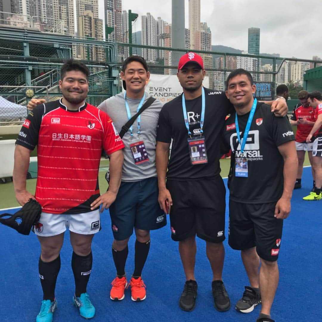 藤田慶和さんのインスタグラム写真 - (藤田慶和Instagram)「香港7s🇭🇰では、先輩たちと再会しました🤝 #hongkong7s ##日本代表 #早稲田  https://lineblog.me/yoshikazu15/archives/1602051.html」4月11日 20時28分 - yoshikazu15