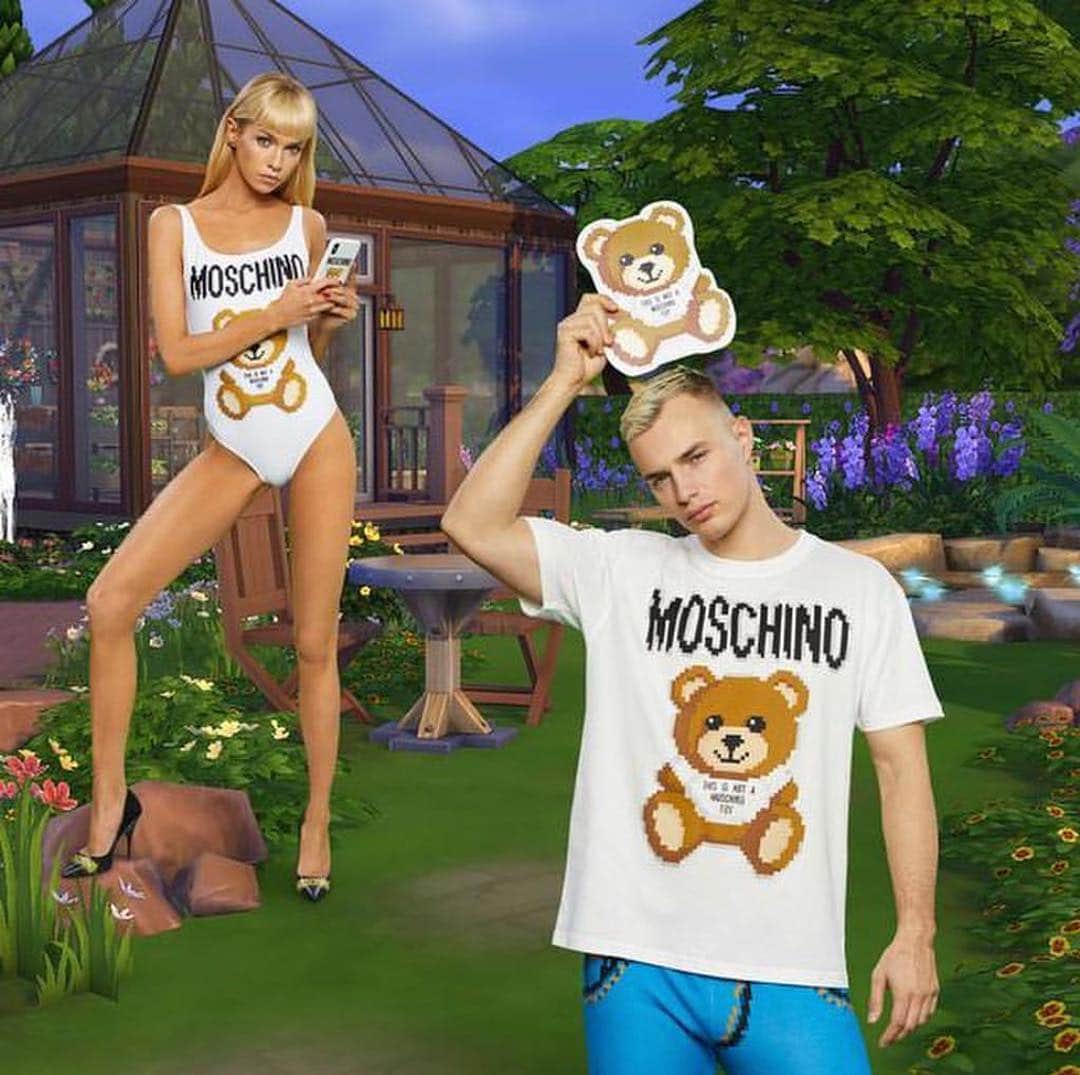 Moschinoさんのインスタグラム写真 - (MoschinoInstagram)「#Repost @denek_k ・・・ @moschino collaboration with @thesims @ea  Shoot by @itsjeremyscott 💘📸 Amazing work with amazing @stellamaxwell @aiden ♥️ Hair and makeup by @sofiacarhair ♥️ #photoshoot #moschino #jeremyscott #thesims #models #moschinoxthesims」4月11日 21時07分 - moschino