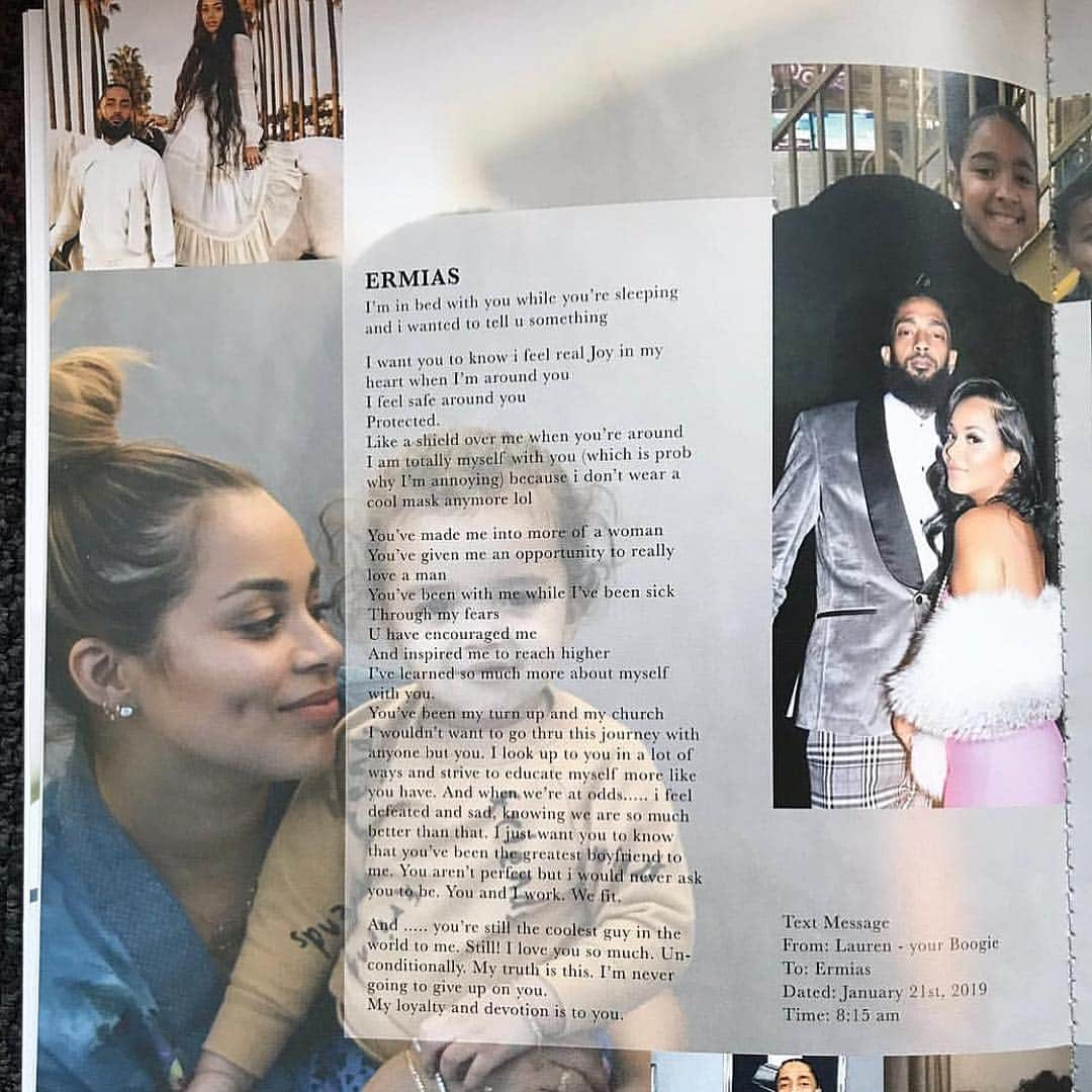 ジャスミン・サンダースさんのインスタグラム写真 - (ジャスミン・サンダースInstagram)「Rest Peacefully 🕊🕊🕊 Praying for your family. May God continue to protect you @laurenlondon and his family. #RIPNipseyHussle #TheMarathonContinues」4月12日 3時13分 - goldenbarbie