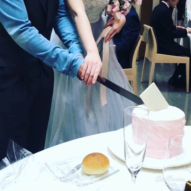 アルカンシエルグループさんのインスタグラム写真 - (アルカンシエルグループInstagram)「結婚式の演出の定番、ケーキ入刀&ゲストのテーブルをまわるテーブルラウンドをmix💕  春らしいかわいい桜色のケーキをゲストのテーブルに一つずつ置いて、入刀をしながら写真も撮れちゃうオススメの演出🎶  さらに！テーブルナンバーをデザインしてるからオシャレ度もUP✨  ケーキはパティシエと相談しながらふたりらしいオリジナリティのあるデザインにしてみて😍  #感謝を式のまんなかに #アルカンシエルウエディング #arcencielwedding  #ウエディングケーキ #人気演出」4月11日 22時20分 - arcenciel.wedding