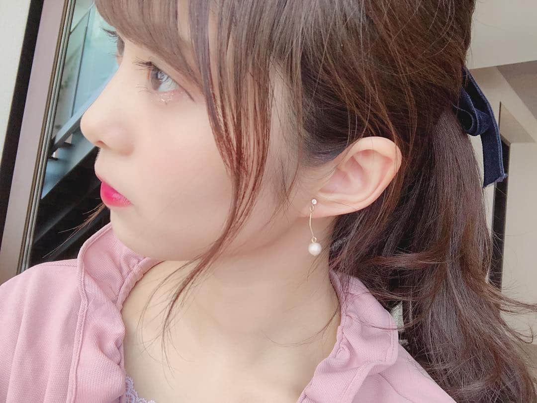 松川星さんのインスタグラム写真 - (松川星Instagram)「今日はポニーテール🐴でした︎︎︎︎︎☺︎ ロケ1日頑張りました︎︎︎︎︎☺︎」4月11日 22時42分 - akarin__rin