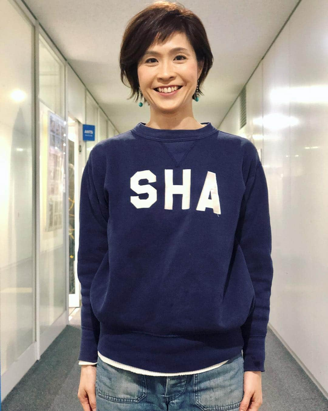 今村涼子さんのインスタグラム写真 - (今村涼子Instagram)「#私服 #古着スウェット これくしょん #ビンテージスウェット#大人古着 #古着大人女子 #アメカジ」4月11日 22時43分 - ryoko.imamu