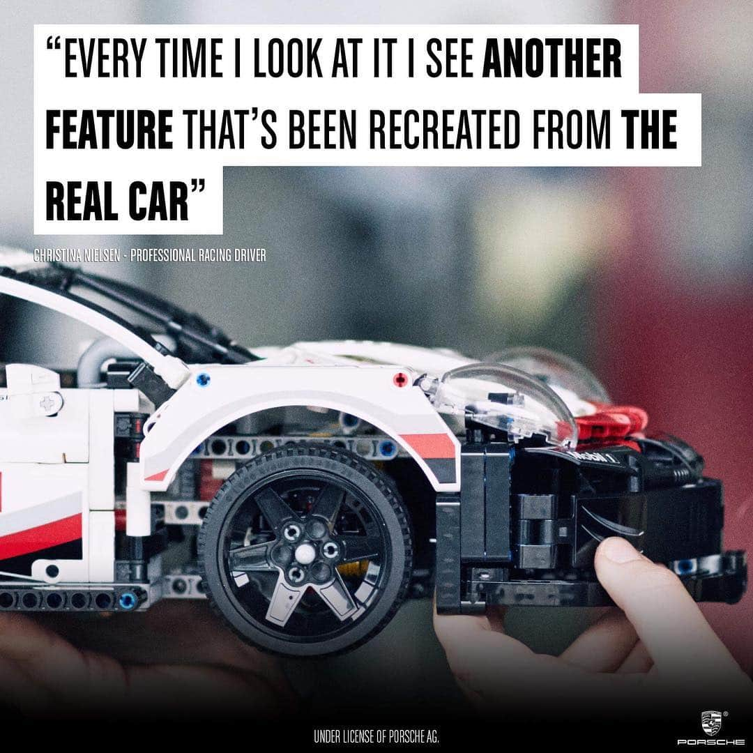 LEGOさんのインスタグラム写真 - (LEGOInstagram)「'It’s full of so many of the features I know from the real racing car. Amazing.' Christina Nielsen, Professional Racing Driver. @porsche @christinaracing #LEGOTechnic #Porsche #Porsche911RSR #911RSR #Porsche911」4月11日 23時08分 - lego