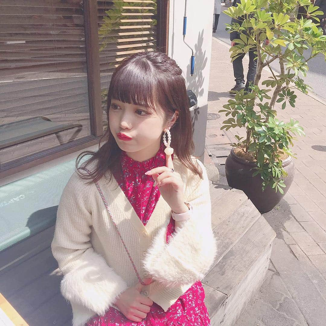 森みはるさんのインスタグラム写真 - (森みはるInstagram)「今日じゃないいつの日かの🍓 2枚目にタグ付けしてるよ〜〜 あしたは！スタバの新作のもうと思ってる！いちごの！」4月11日 23時13分 - miharu_mori