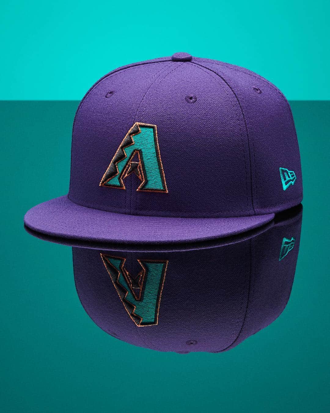 ニューエラ・キャップのインスタグラム：「Join the Diamondbacks today and take it back to 1998 with their Turn Back the Clock #59FIFTY Fitted Cap. Available now at neweracap.com」
