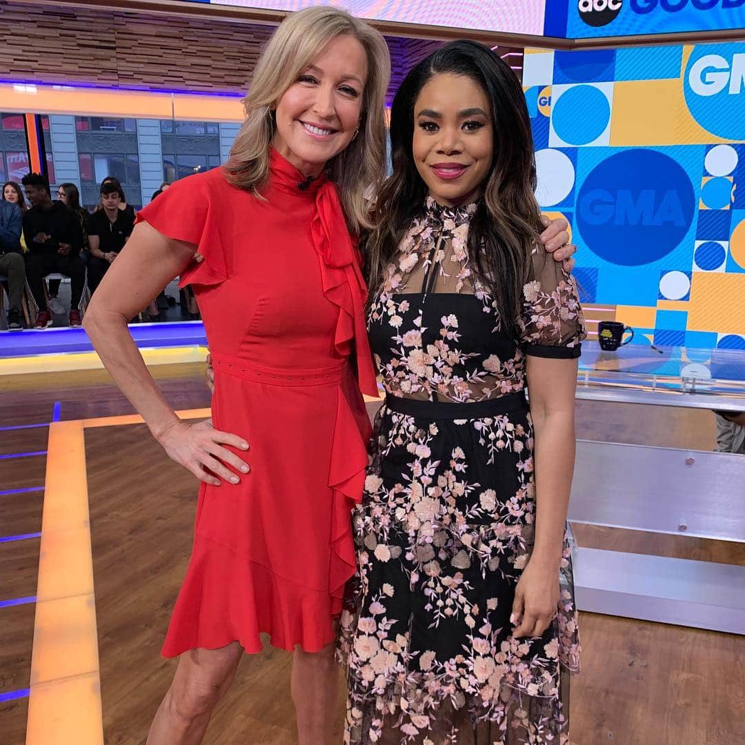 Good Morning Americaさんのインスタグラム写真 - (Good Morning AmericaInstagram)「@morereginahall cracked us up this morning talking about her new movie @littlethemovie!」4月12日 0時03分 - goodmorningamerica