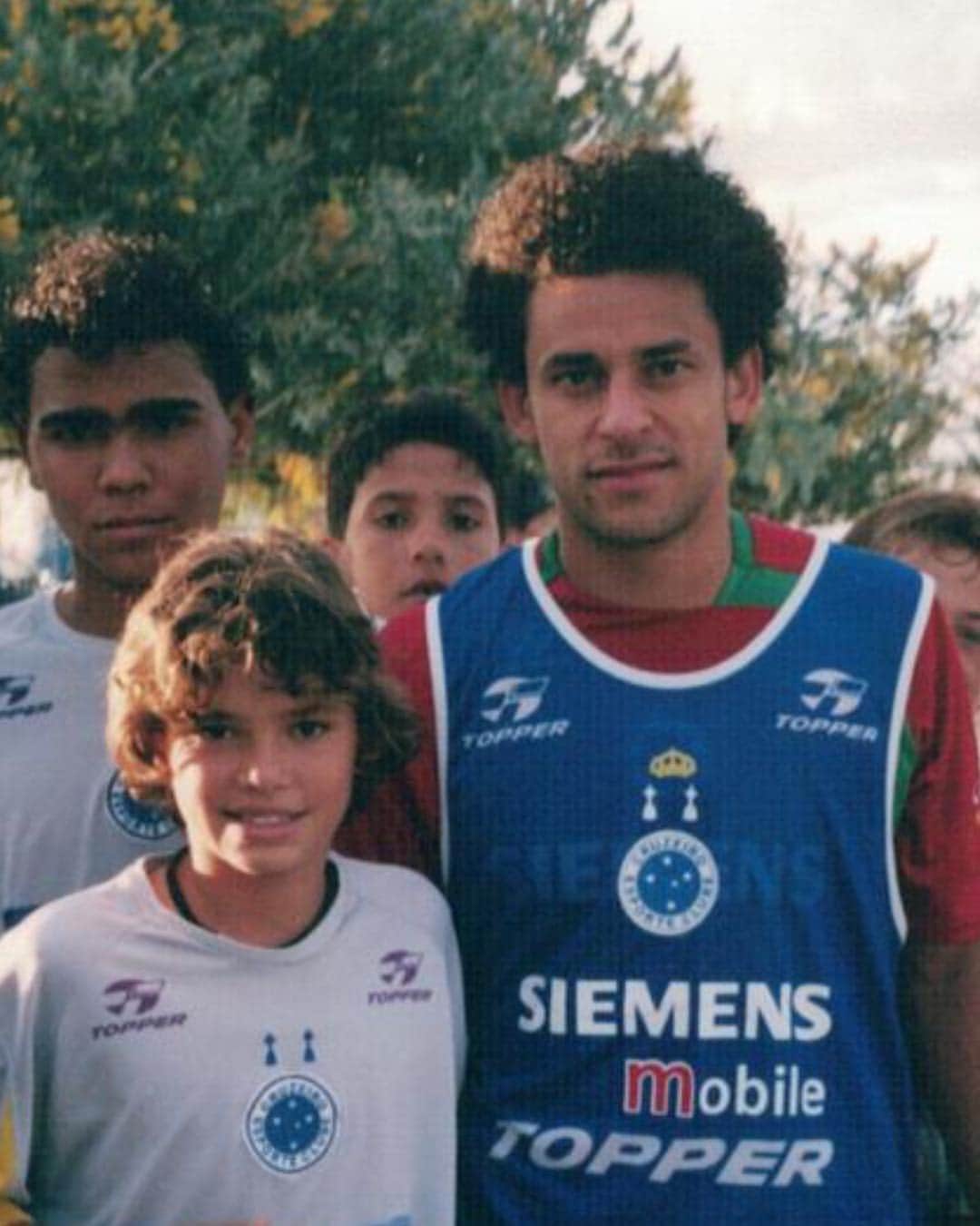 ドドのインスタグラム：「#TBT 2005/2019 O tempo só nos fez bem Don @fredguedes9 😂😂 #ReiDosStories #Fred #Cruzeiro 📸 @_vinniciussilva」