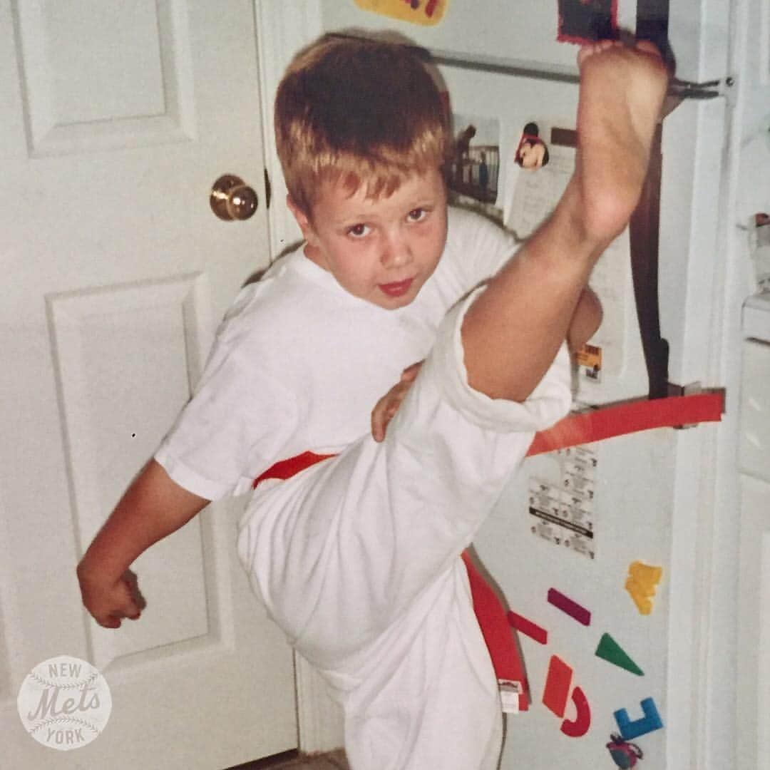 ニューヨーク・メッツさんのインスタグラム写真 - (ニューヨーク・メッツInstagram)「Red belt in karate. Black belt in hitting baseballs. Can you name this current Met? #TBT」4月12日 0時29分 - mets