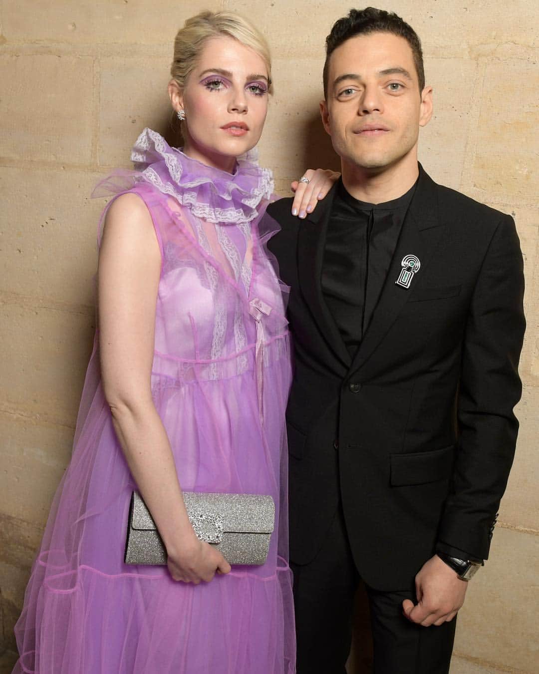 Just Jaredさんのインスタグラム写真 - (Just JaredInstagram)「@lucyboynton1 in @marcjacobs and @ramimalek in @givenchyofficial at the launch of @cartier’s Clash de Cartier collection! See more on JustJared.com now #RamiMalek #LucyBoynton Photos: Francois Goize」4月12日 0時26分 - justjared