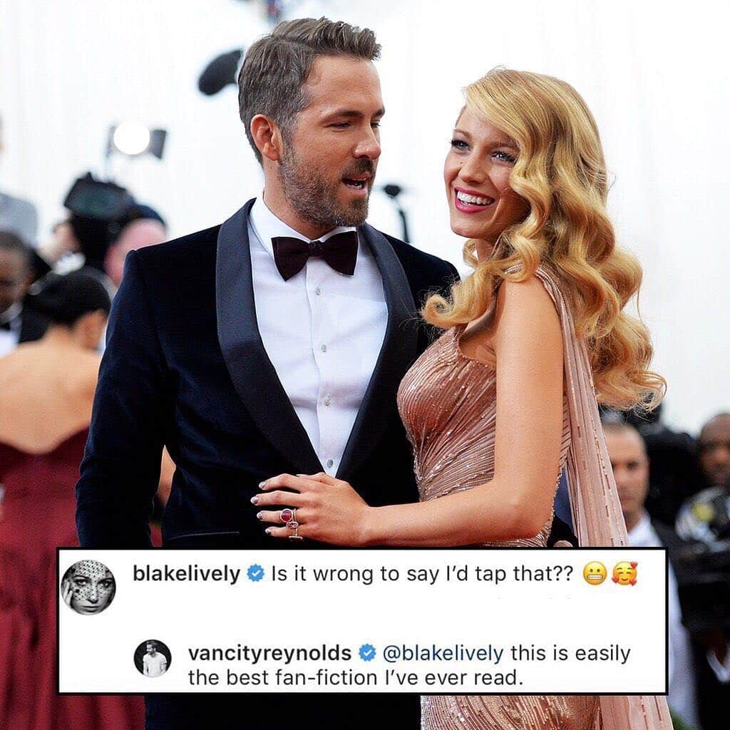 E! Onlineさんのインスタグラム写真 - (E! OnlineInstagram)「There’s nothing we love more than when Blake Lively & Ryan Reynolds get steamy in the comments section. Link in it for every exchange we’re thankful didn’t go down in the DMs. (📷: Getty Images)」4月12日 1時31分 - enews