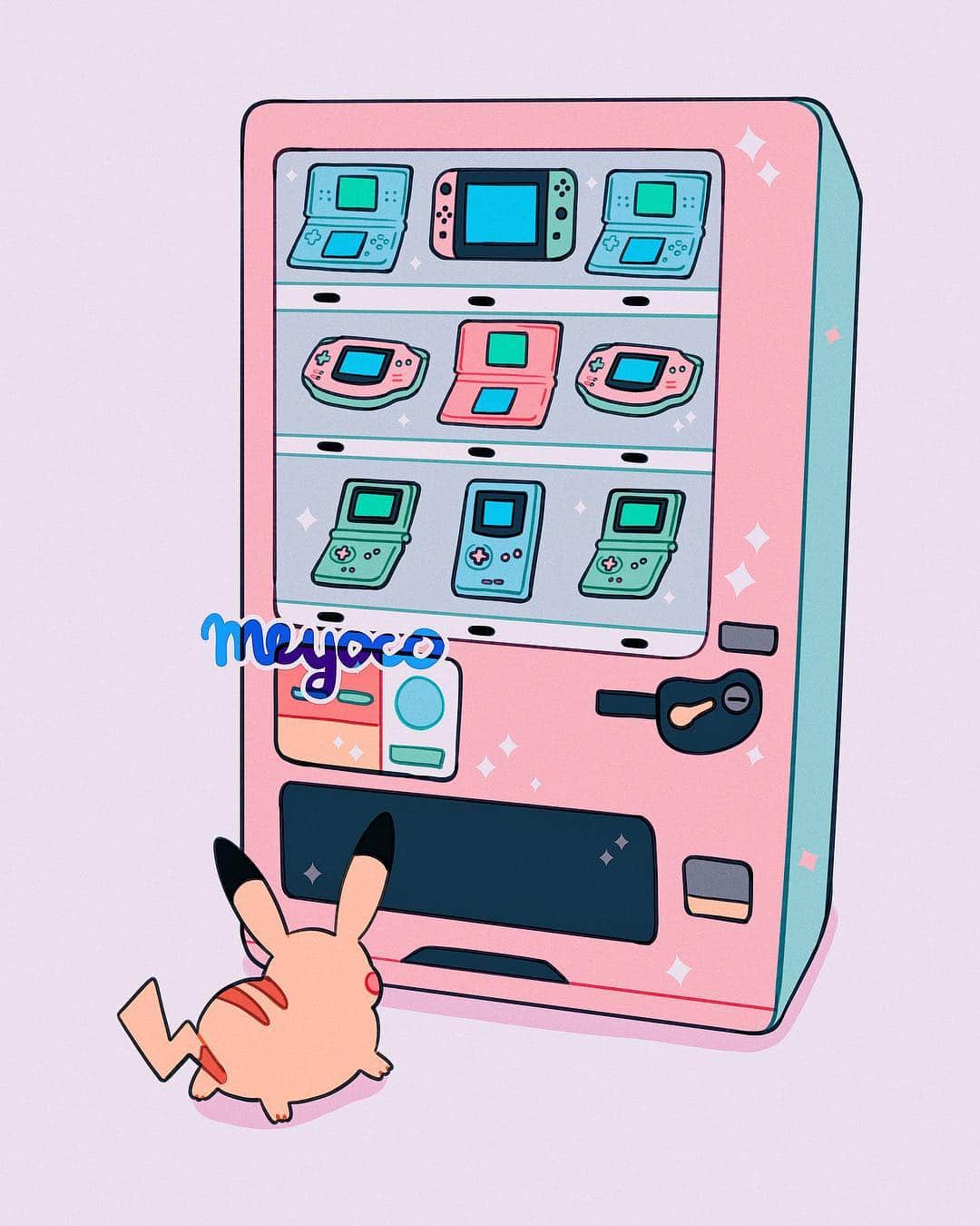 meyocoさんのインスタグラム写真 - (meyocoInstagram)「Vending machine ✨🌸」4月12日 1時28分 - meyoco